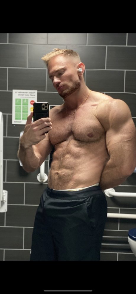 Hairy Blonde Muscle Man 9 Thick